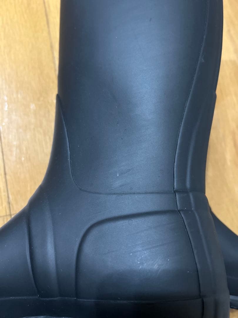 HUNTER ハンター ロングレインブーツ 黒 25センチ