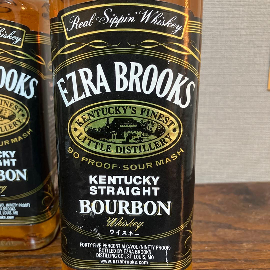 エズラ ブルックス ブラック 750ml 45% 4本