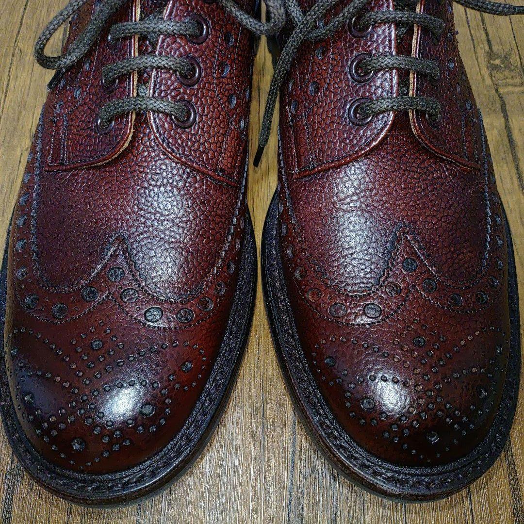 【新品同様】JOSEPHCHEANEY AVONC バーガンディグレイン 8 F