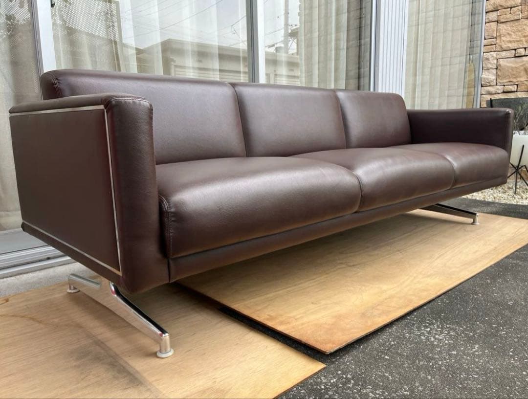 ヴィンテージ　モダン3Sソファ　三人掛け　ミッドセンチュリー　レトロモダン　美品