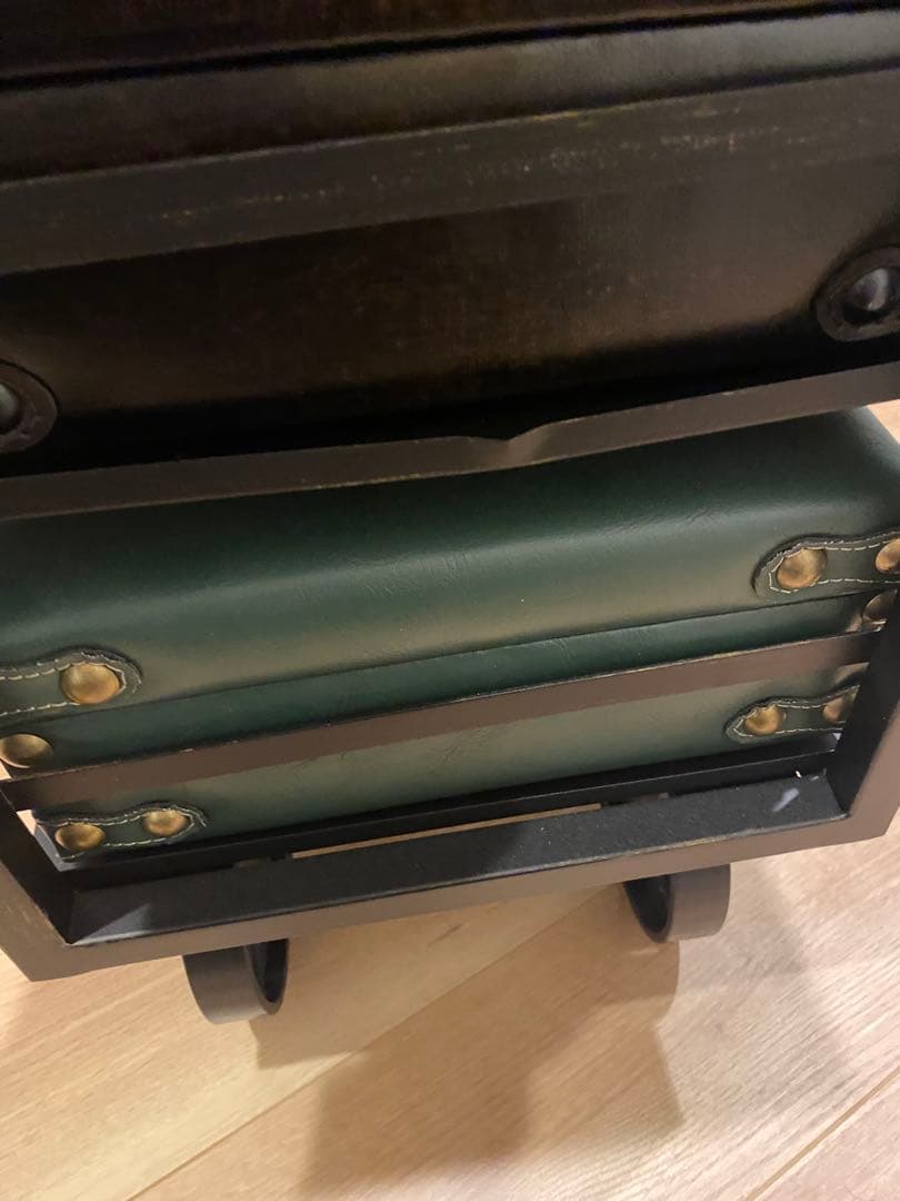 トランク風キャスター付きチェスト　幅87cm