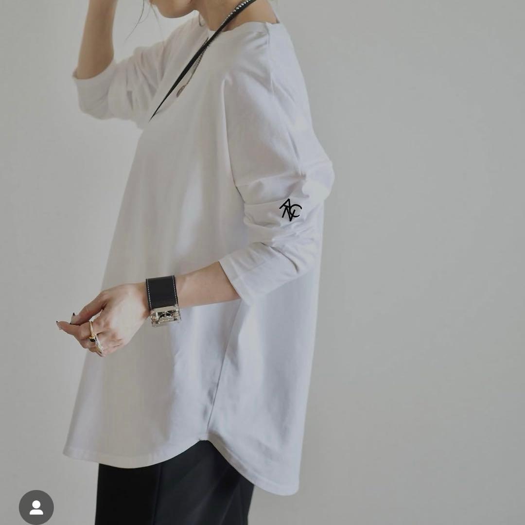 ANIECA レザーバングル　ブラック&シルバー