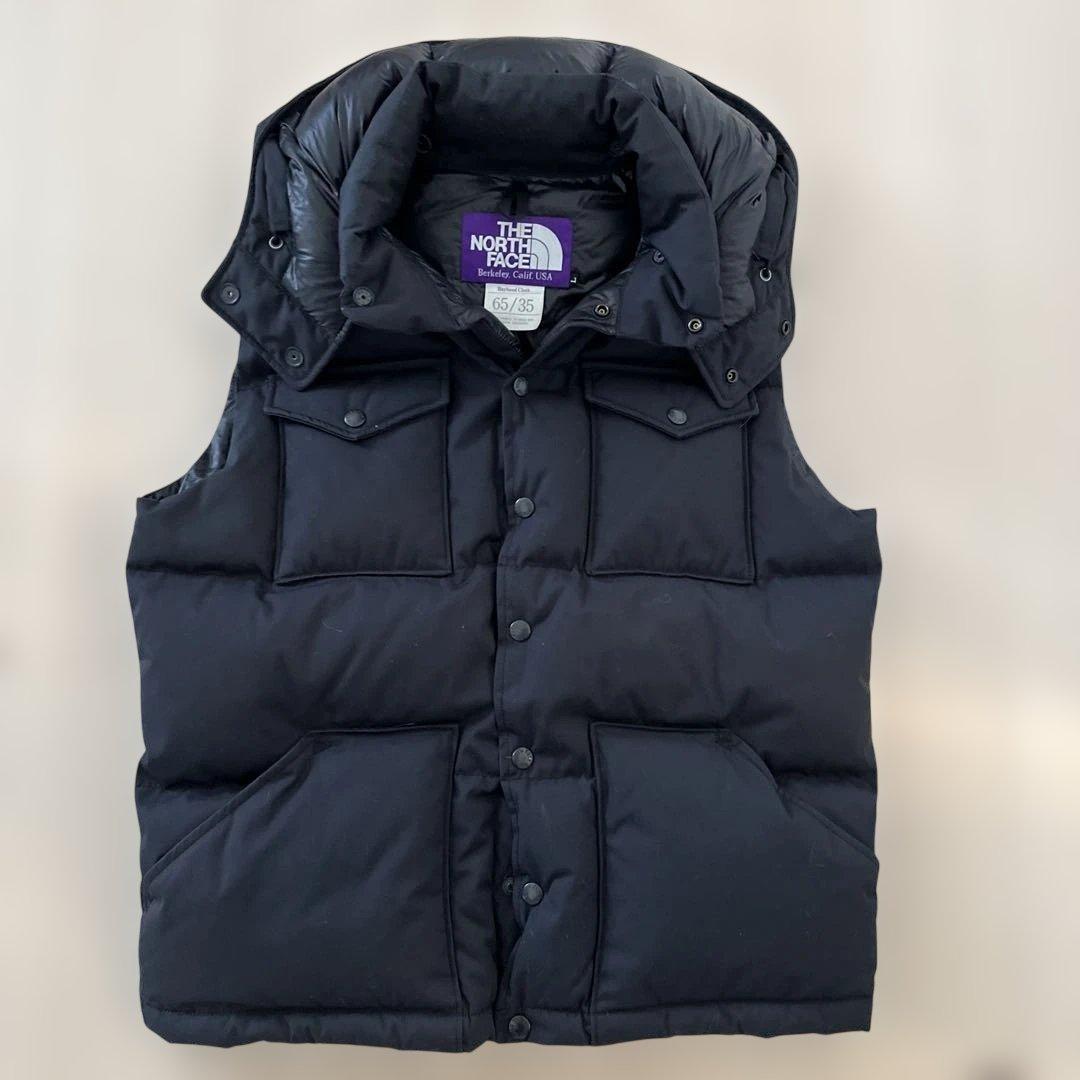 ザノースフェイス　パープルレーベル　ダウンベスト