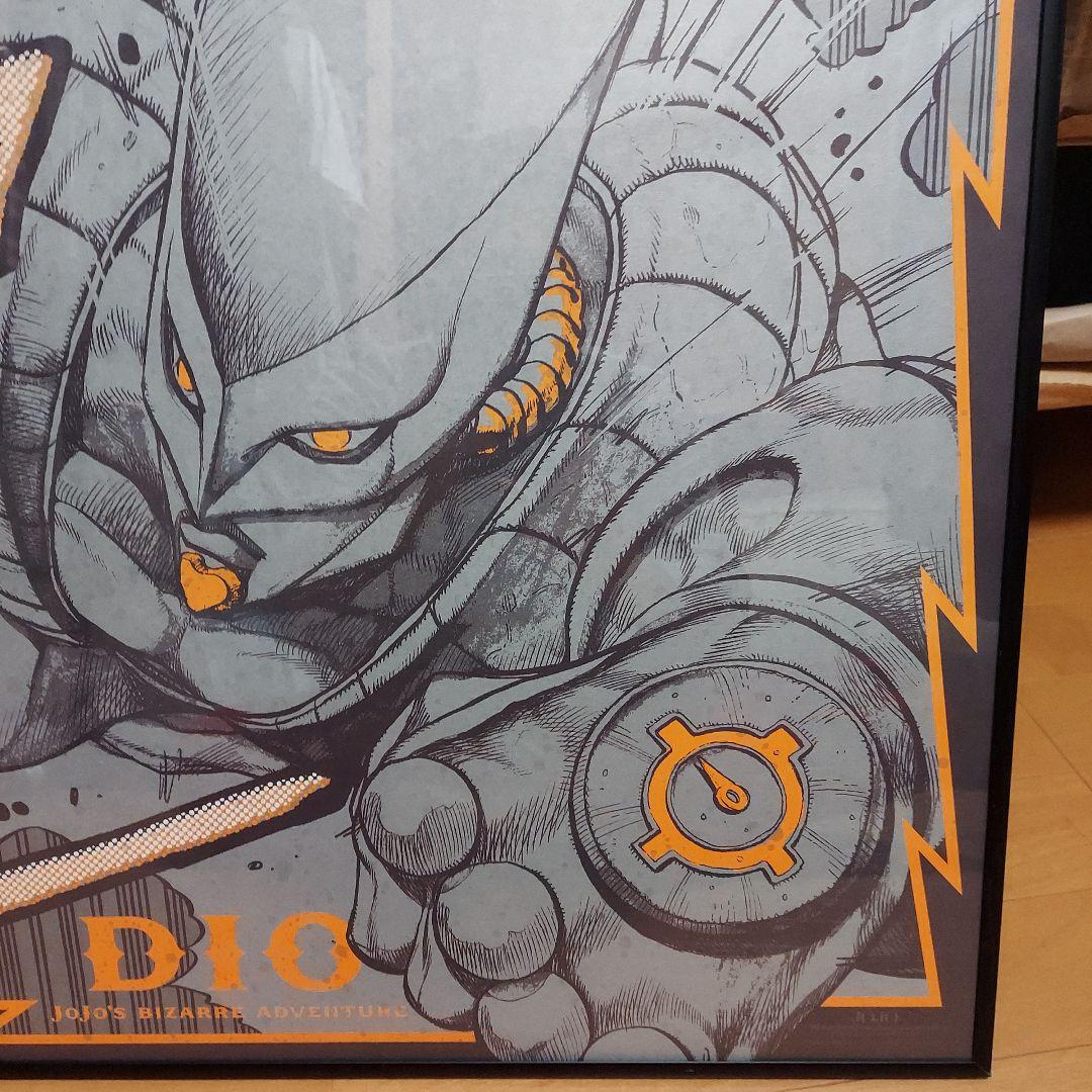 ウ*ク様 ジョジョ展　ザ・ワールド　A1　ポスター　DIO　オマケで額付きです。