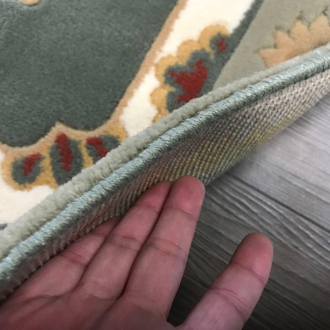 ラグ ラグマット 絨毯169×237cm 唐三彩 デザイン グリーン