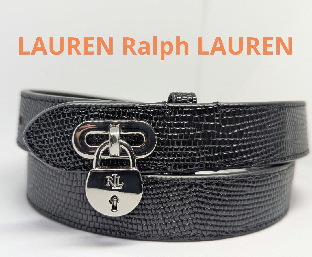 LAUREN Ralph LAUREN　レディースベルト　黒
