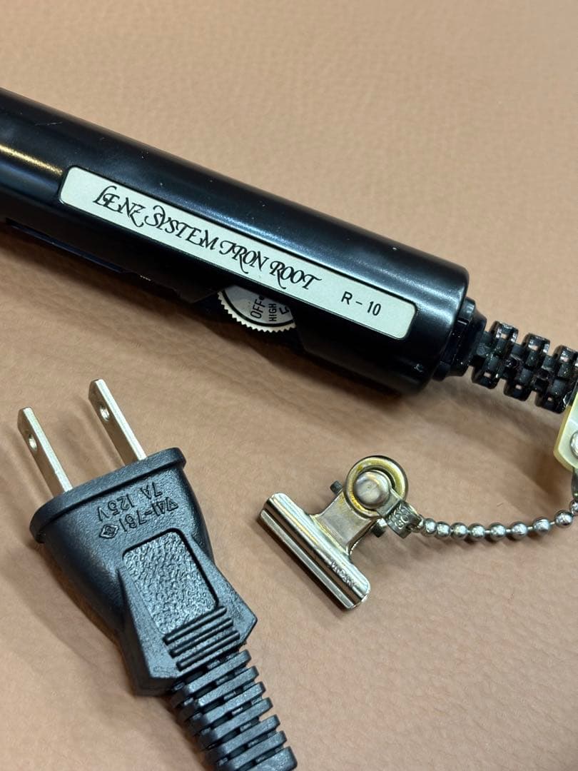 超美品　LENZ Ｒ-10 元巻きレンツ丸アイロン