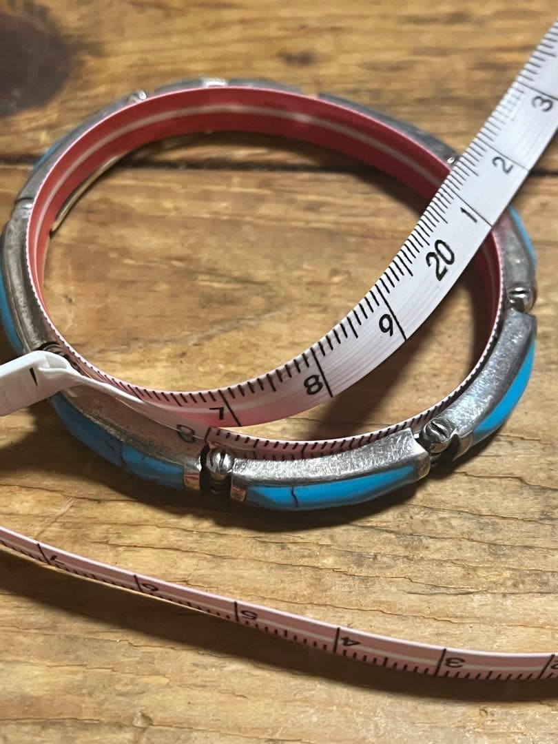【激レア】シルバー925 ターコイズ？ バングル ブレスレット