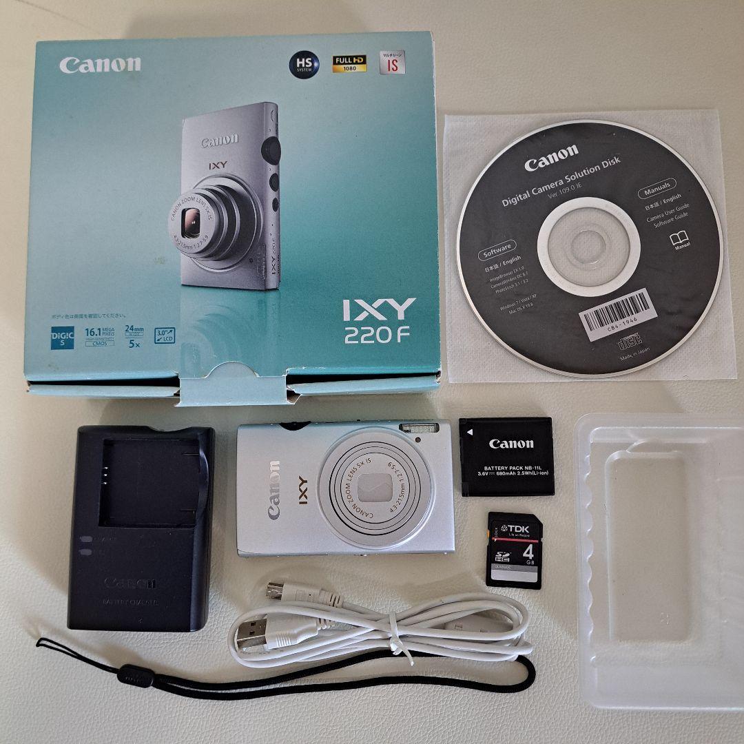 【極美品】Canon IXY 220F コンパクト デジタルカメラ