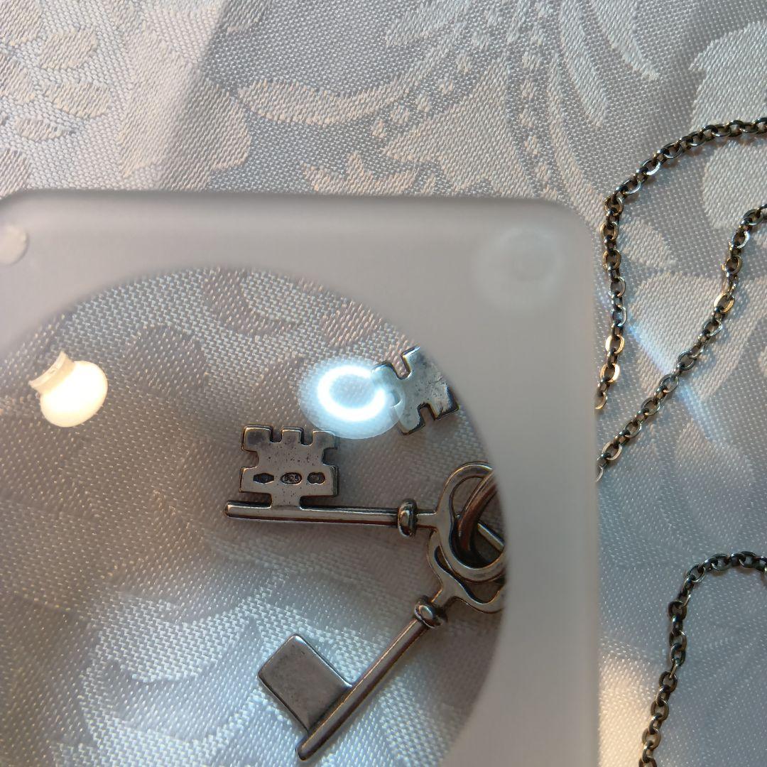 「銀の鍵束」スターリングシルバー(925シルバー)　ネックレス