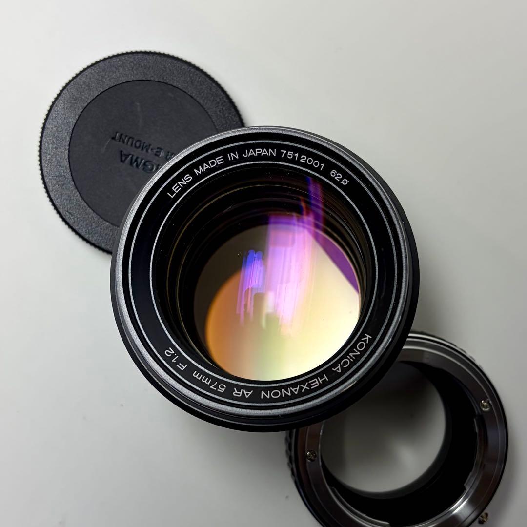 KONICA HEXANON AR 57mm F1.2 単焦点レンズ