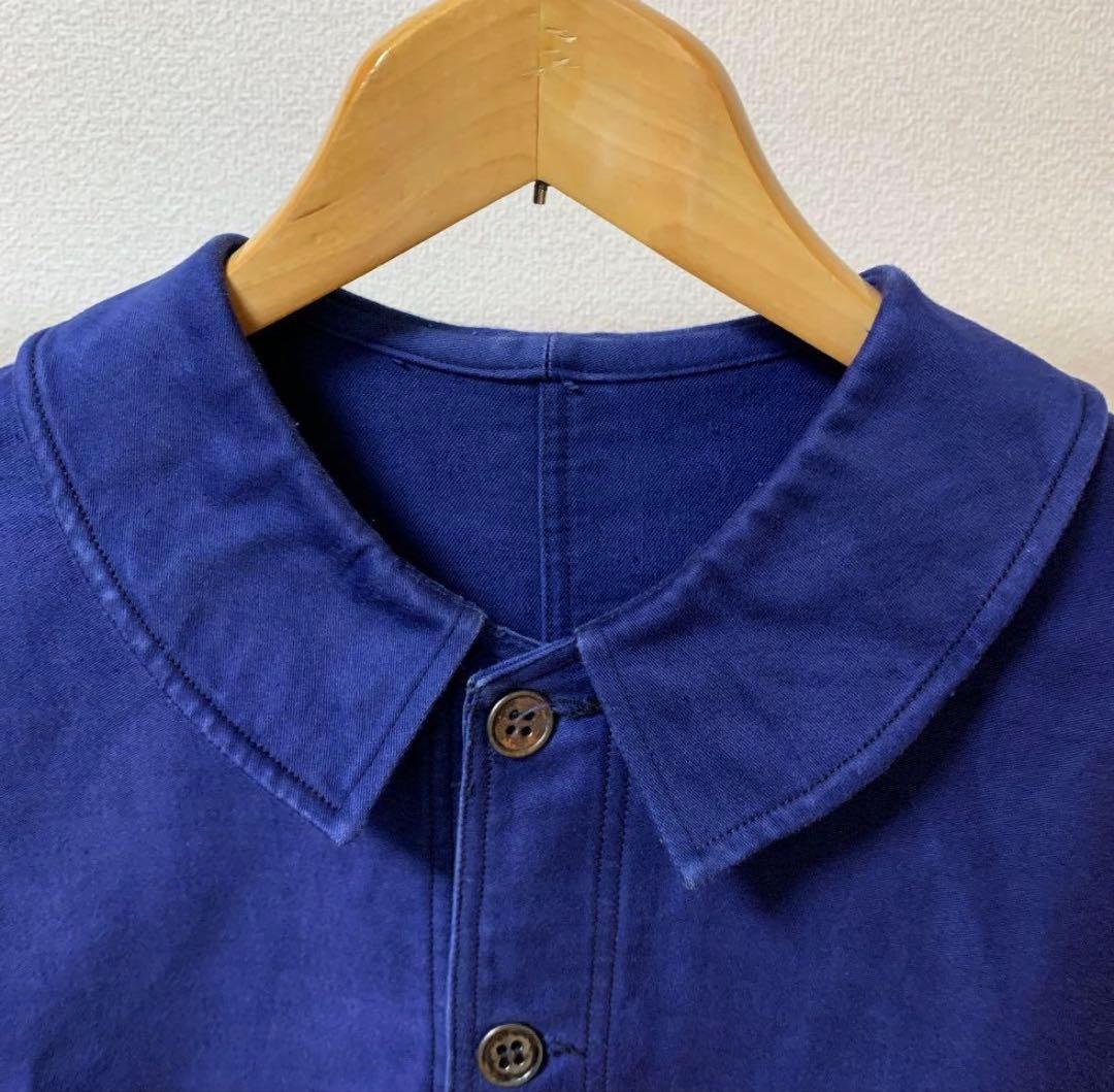 50s ユーロ　フレンチワーク　ヴィンテージ　古着　モールスキン　ジャケット