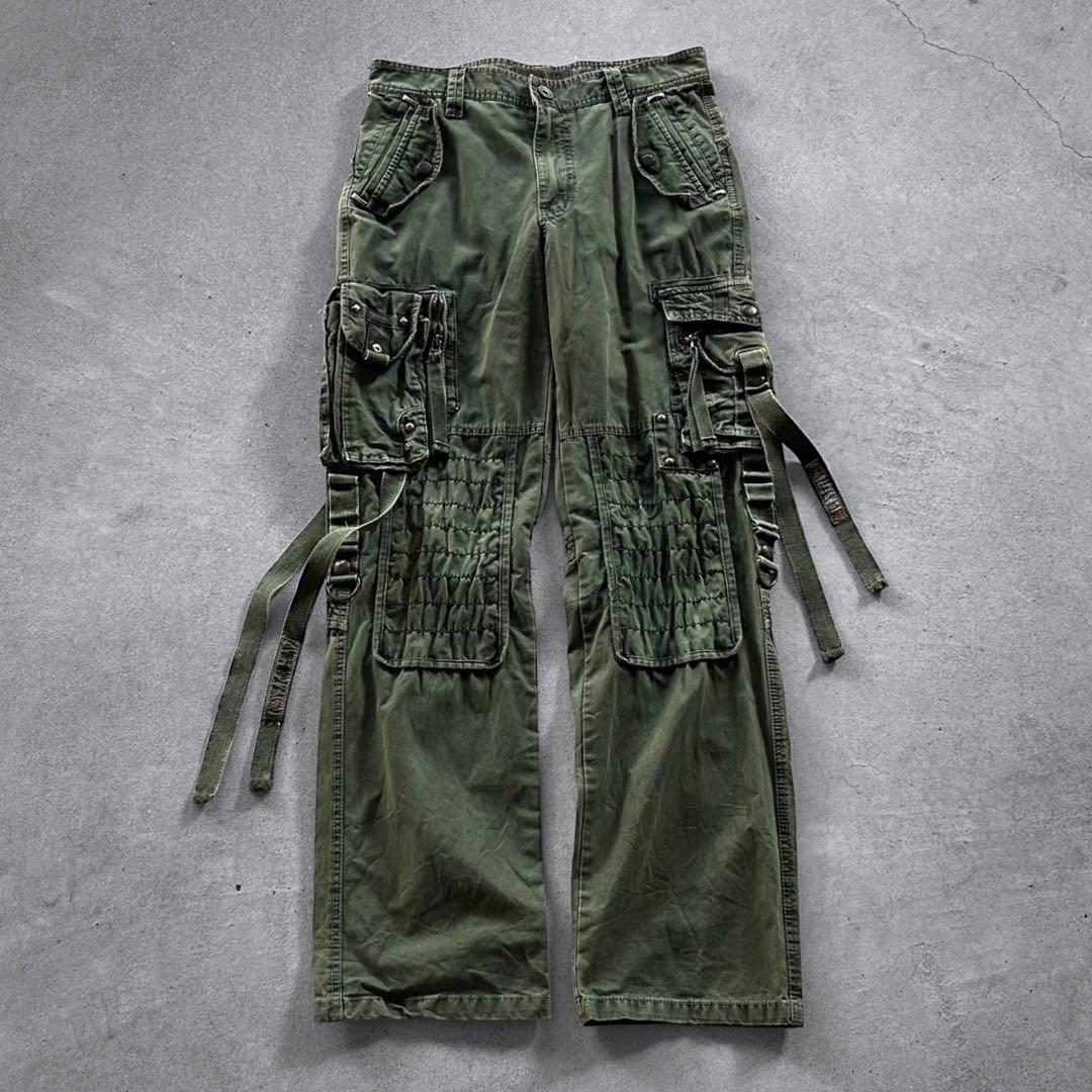 00’s Archive ギミック ストリングス カーゴパンツ Y2K グランジ