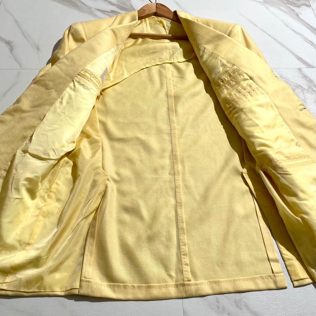 入手困難✨ ブリオーニ カシミヤ シルク テーラードジャケット イエロー