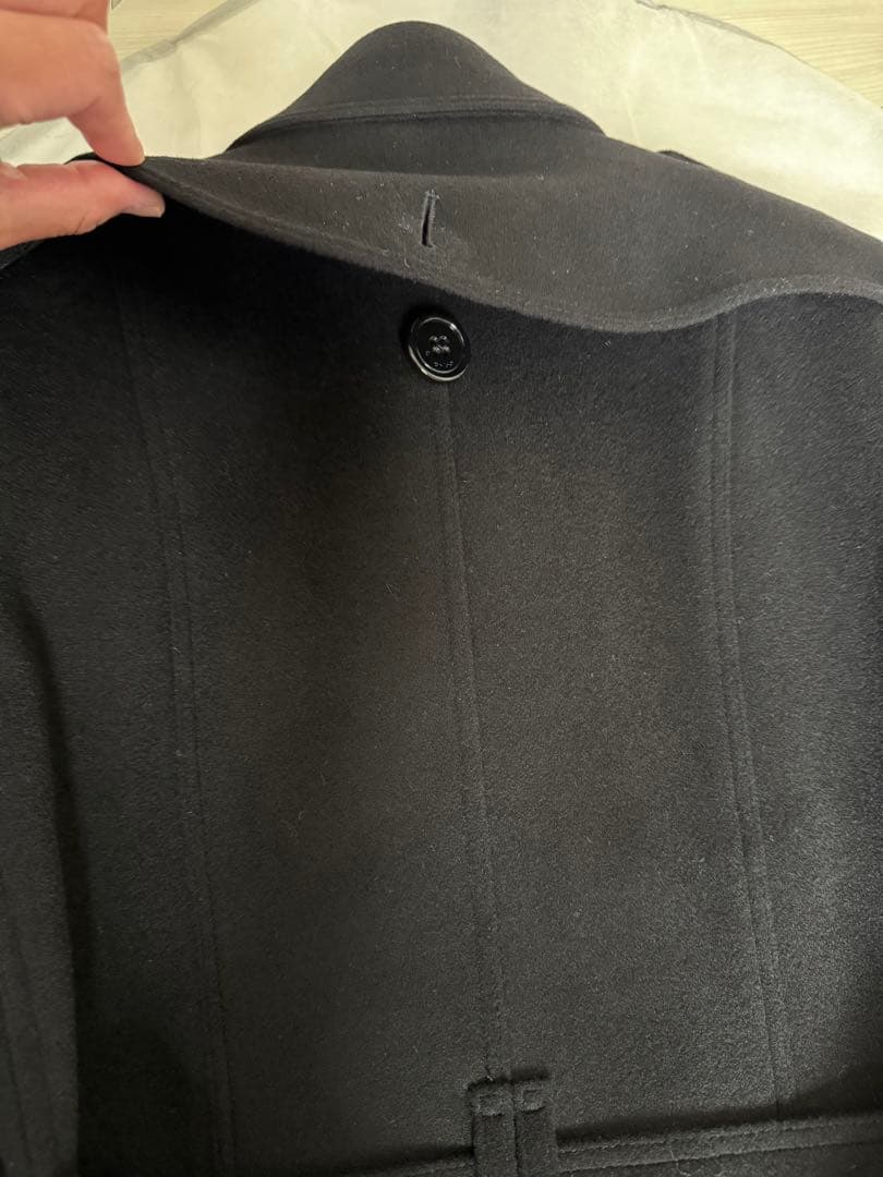 BurberryブラックウールコートXS〜Sサイズ　外での着用は無し