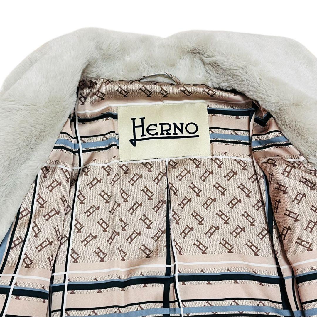 HERNO 24AW SOFT FAUX FUR COAT エコファーコート