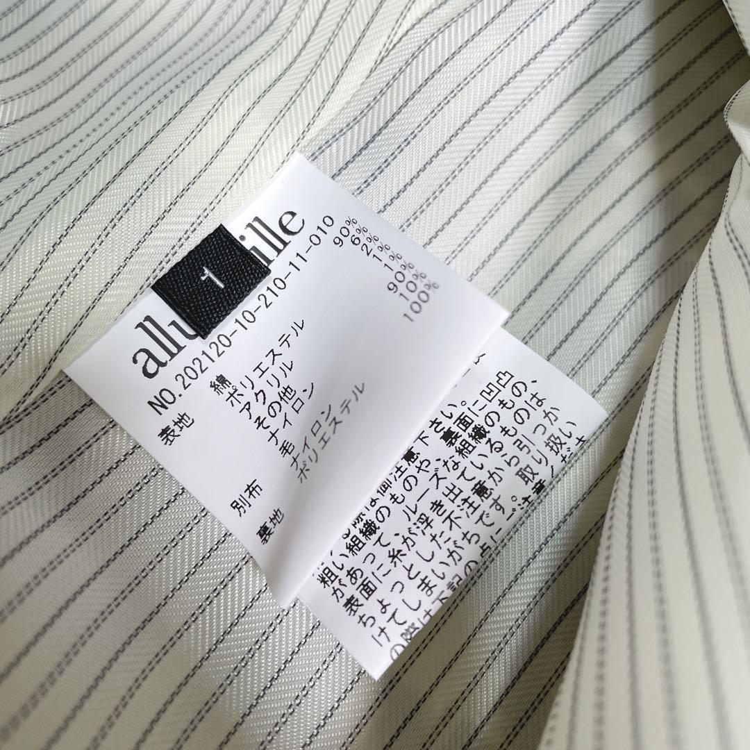 美品　allureville ビックチェック　テーラードジャケット