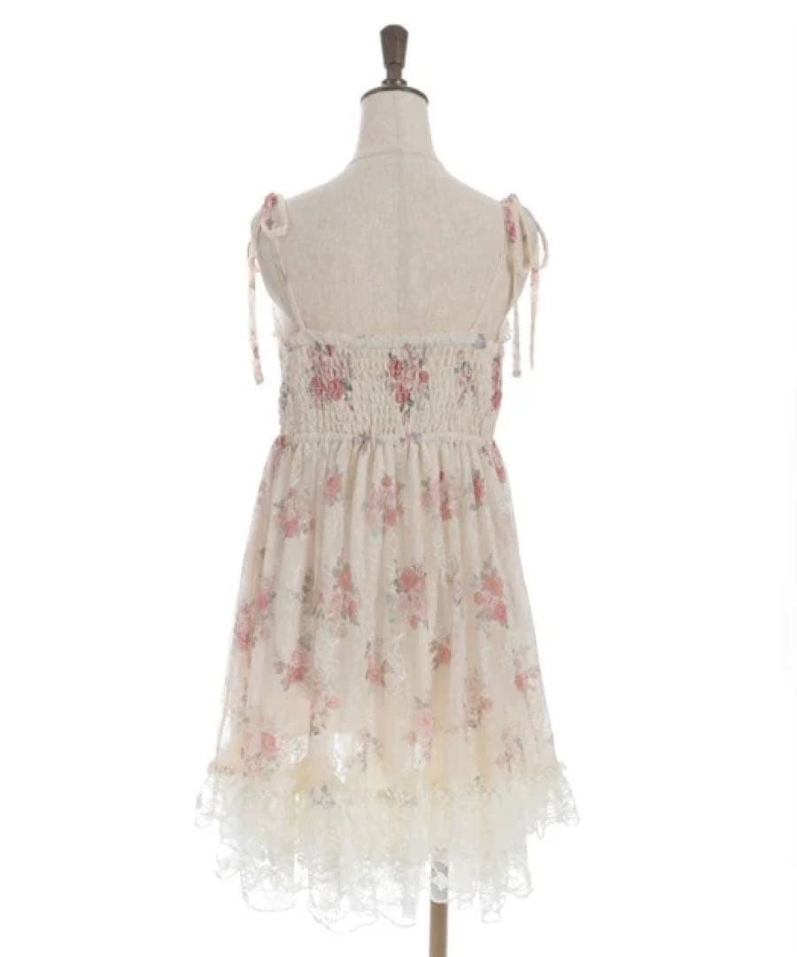 新品タグ付き★アクシーズファムブーケレースキャミチュニックワンピース懐古シリーズ