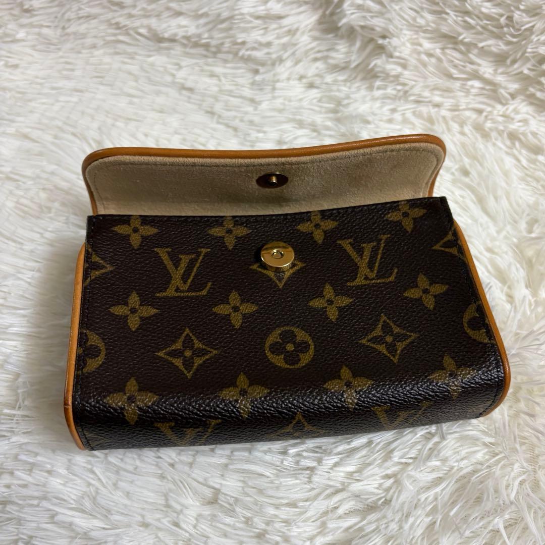 ルイヴィトン　フロランティーヌ　ウエストバッグ　モノグラム　ポシェット　カバン