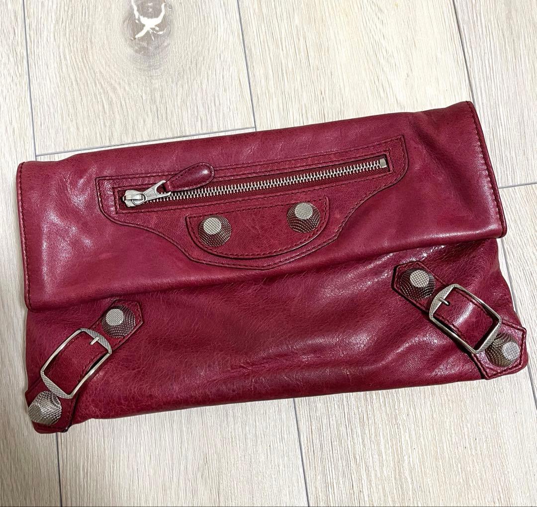 【正規品】 BALENCIAGA バレンシアガ☆ジャイアントエンべロープ レザー