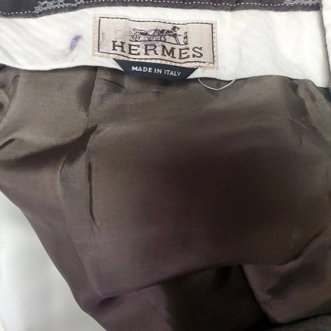 エルメスウールスラックス　オールドエルメス　ヴィンテージ