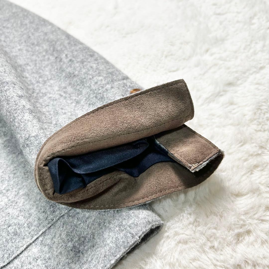 美品✨eleventyウール混　ストレッチ　ダブル ジャケット　46 グレー