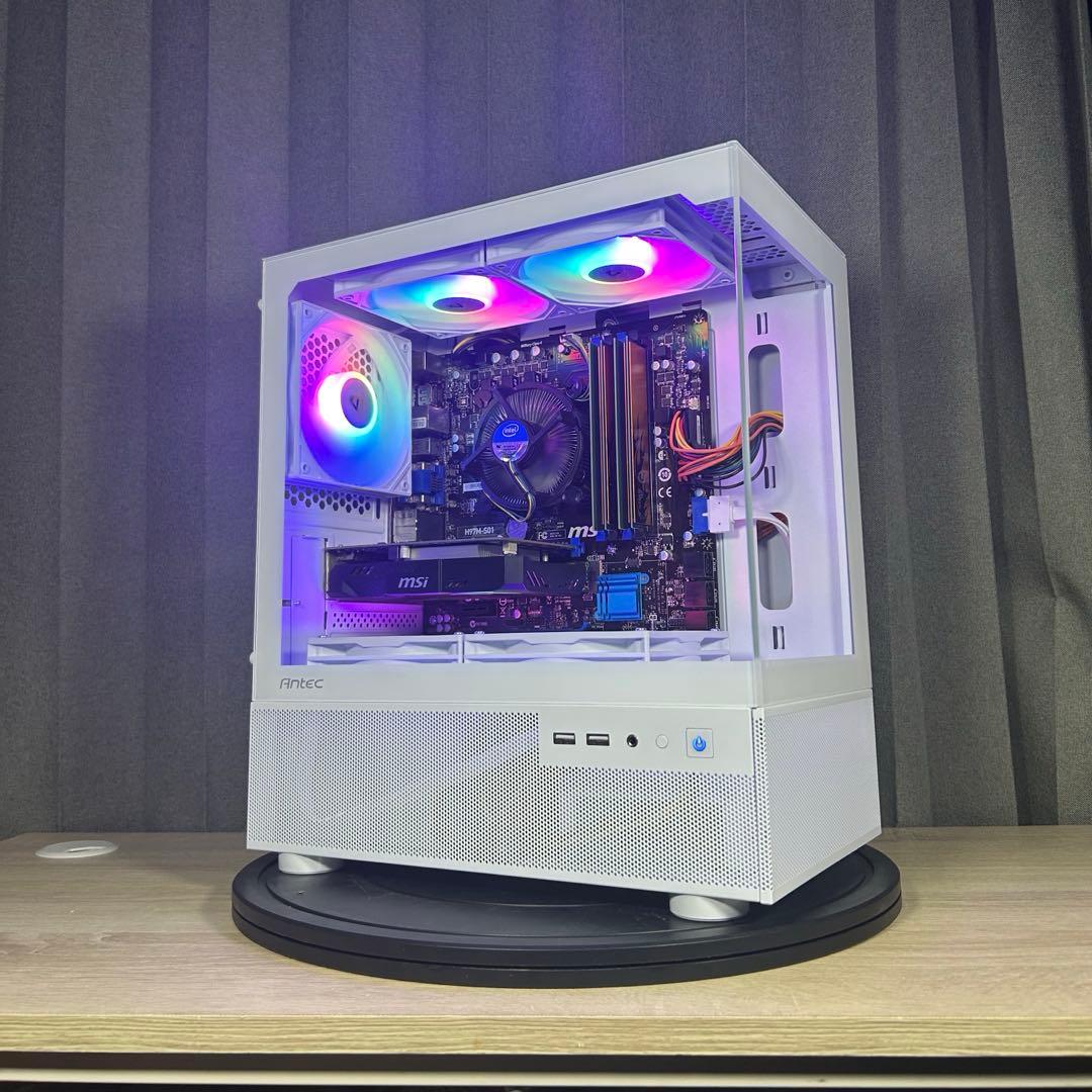 自作ゲーミングPC RX560 i7 FPSゲームプレイ可 SSD搭載