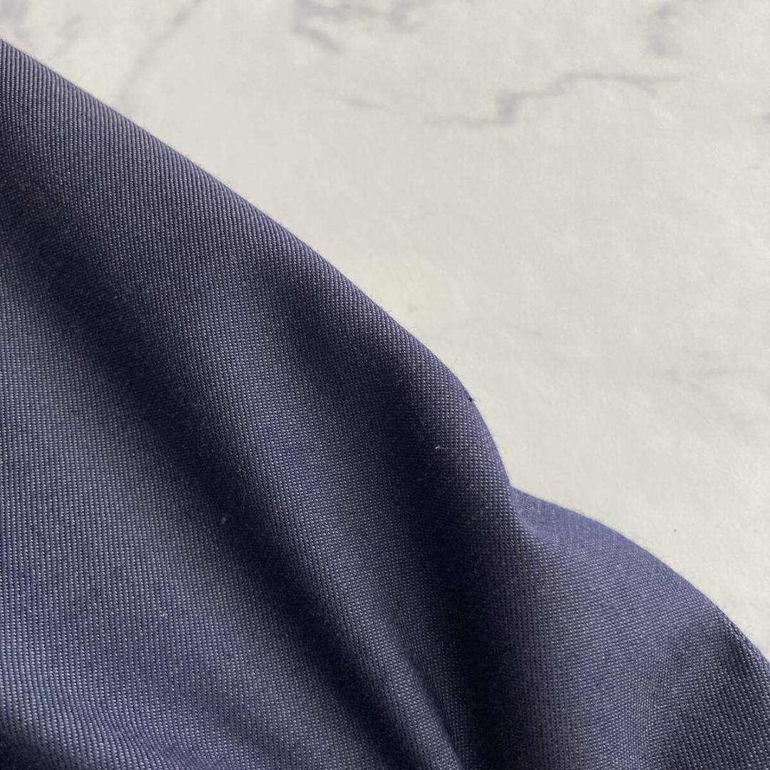 スリムＭ【美品】SUITSELECT スーツセレクト ネイビースリーピーススーツ