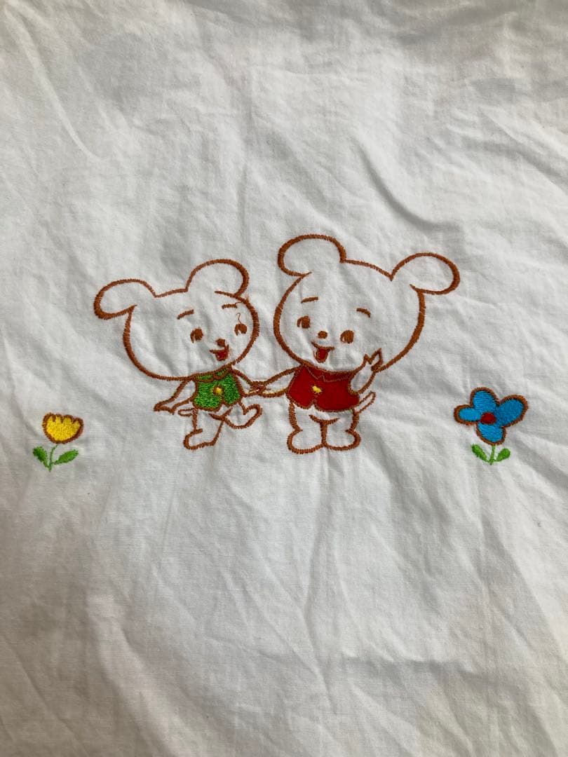 ベビー　かけ敷　布団　カバー　4点　セット 　レトロデザイン