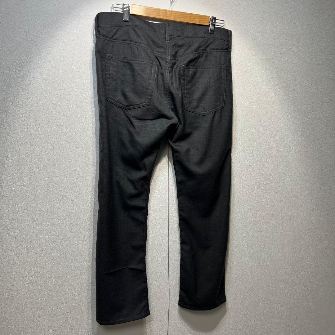 希少 14年製 コムデギャルソンオム 上質 ウール デザイン 縮絨パンツ M