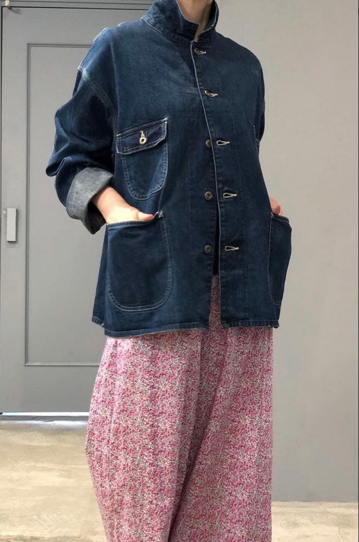 美品　chimala DENIM SHORT WORK JACKET サイズM