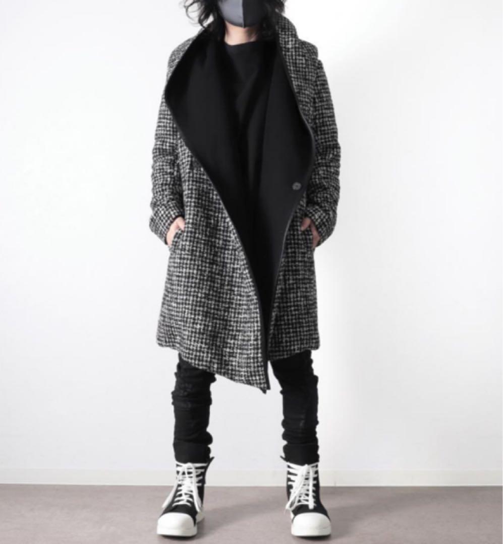 超美品バジュラ　bajra ソフトツイード　パテッドコート