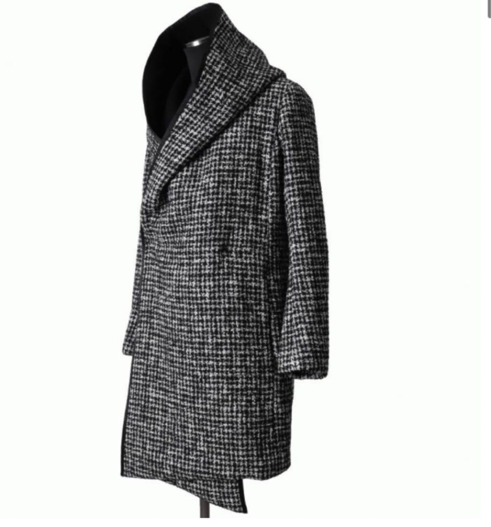 超美品バジュラ　bajra ソフトツイード　パテッドコート