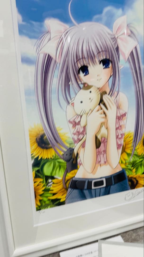 CUTIE PARTNERS 西又葵 版画 ミクスドメディア 作品保証あり