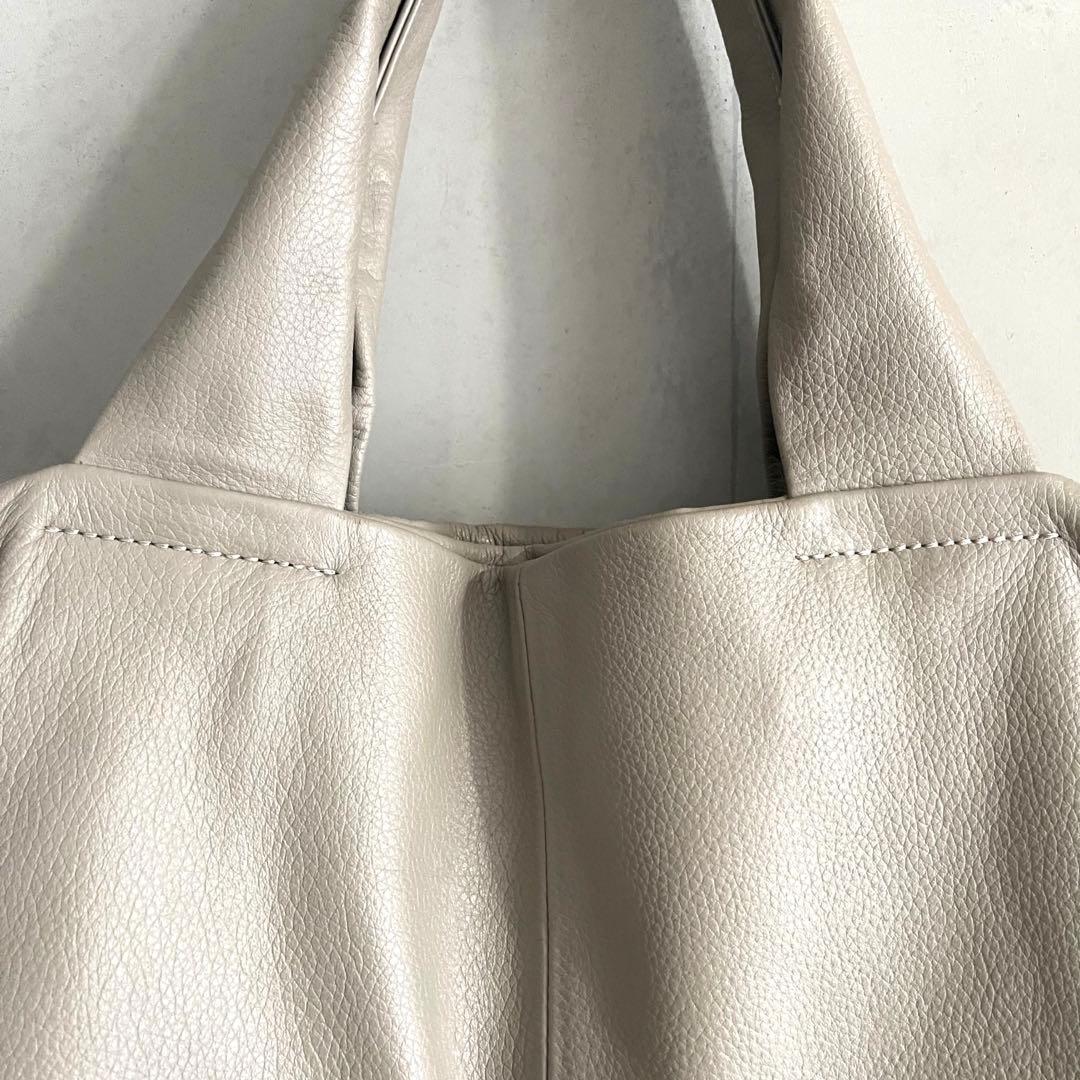 美品✨ear PAPILLONNER　レザーフラップ2WAYバッグ　Lサイズ