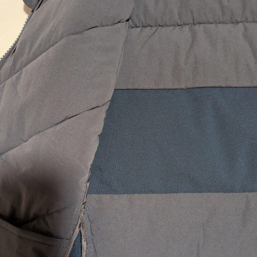 テーラーメイド：レディース：Lサイズ：ジップアップ中綿ベスト：チャコール/黒