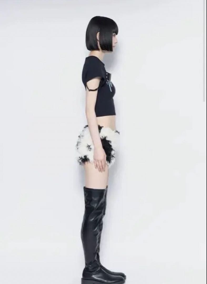 パンツ THEREDTHREAD shorts cow