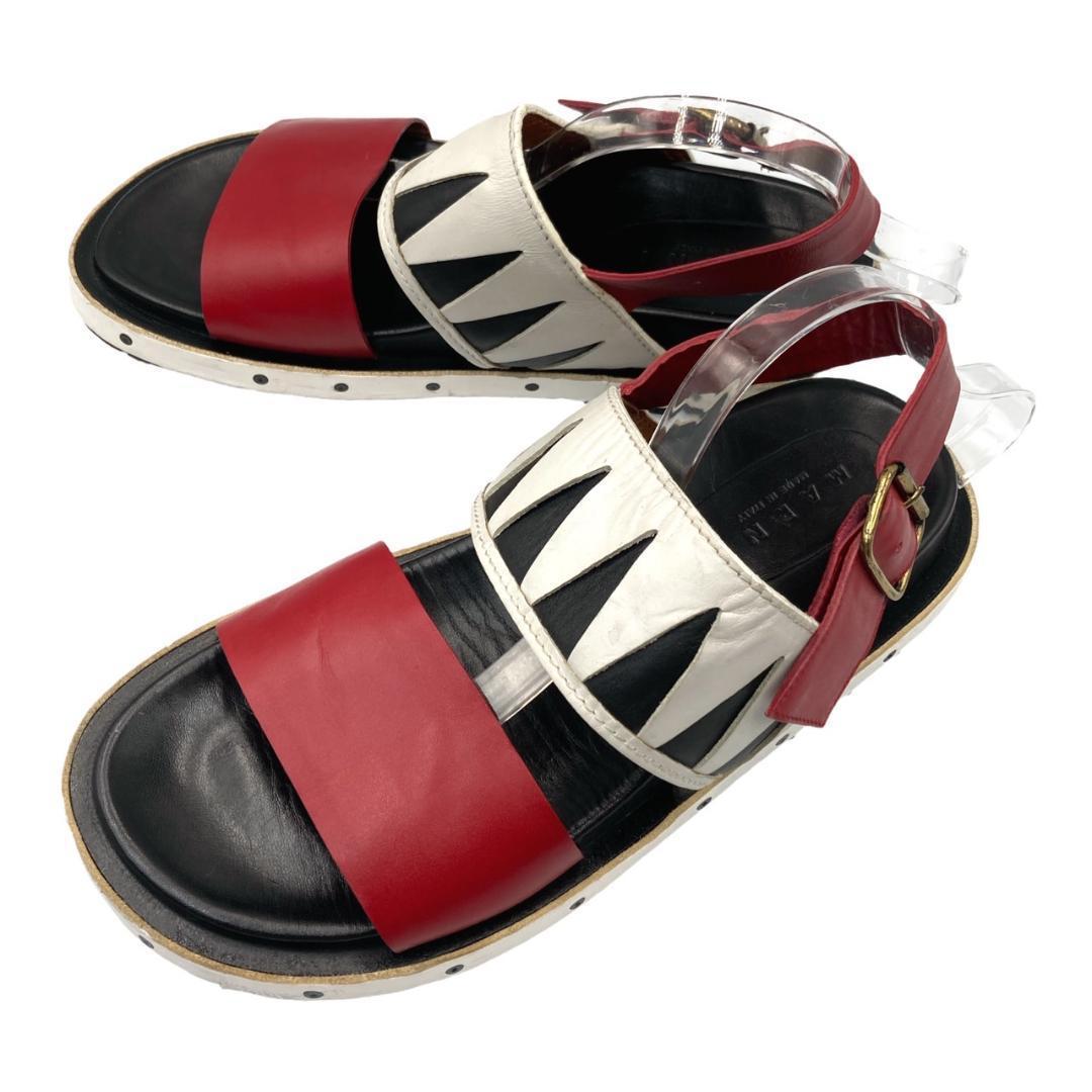 【希少】　MARNI マルニ　レザー サンダル　サイズ43　28㎝　0413