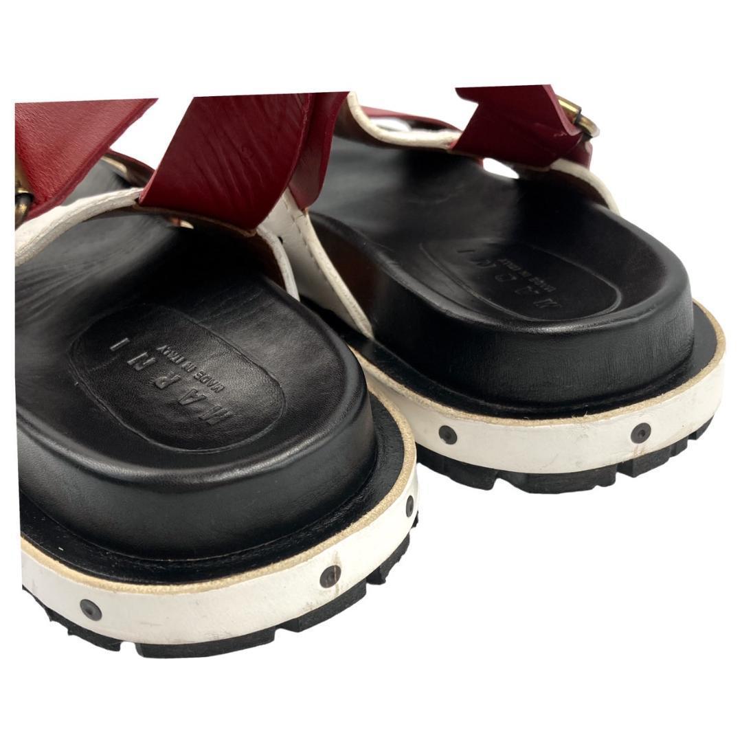 【希少】　MARNI マルニ　レザー サンダル　サイズ43　28㎝　0413