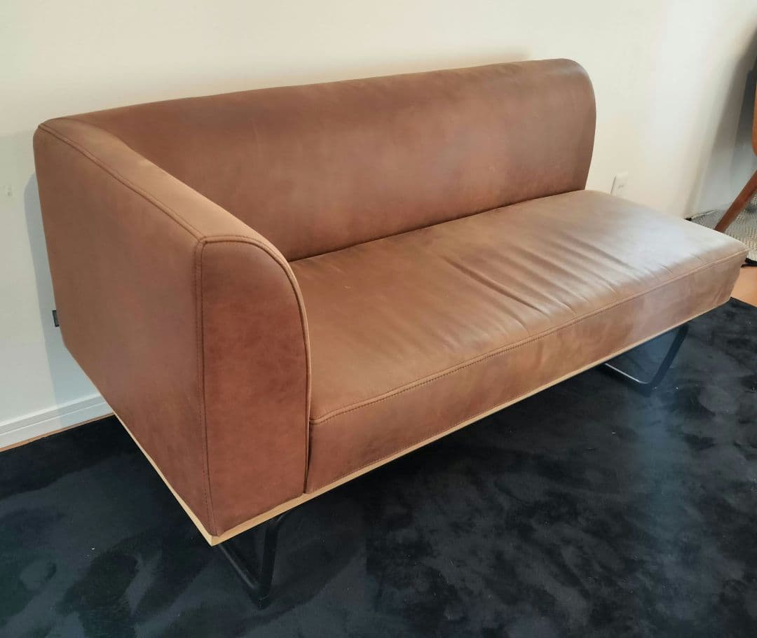 クラッシュゲート COMFORM ダントン 2人掛け ソファ レザーテックス