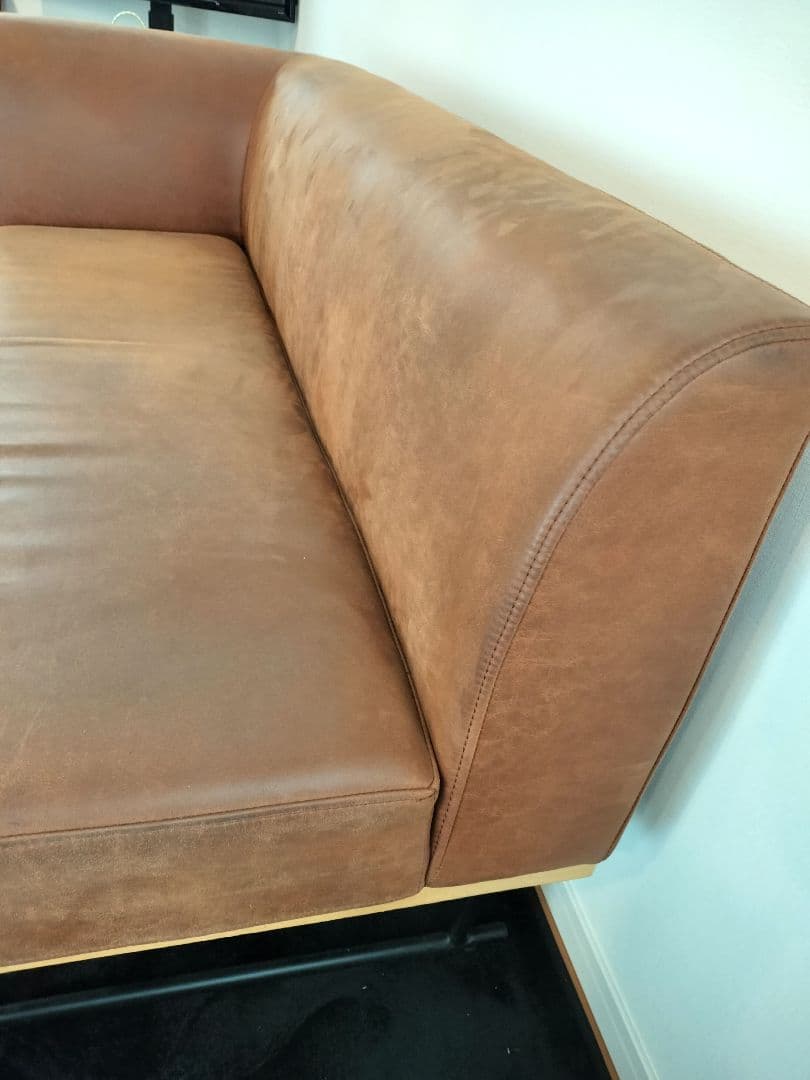 クラッシュゲート COMFORM ダントン 2人掛け ソファ レザーテックス