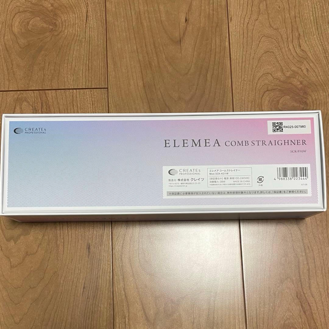 クレイツ エレメアコームストレイナー ヘアアイロン