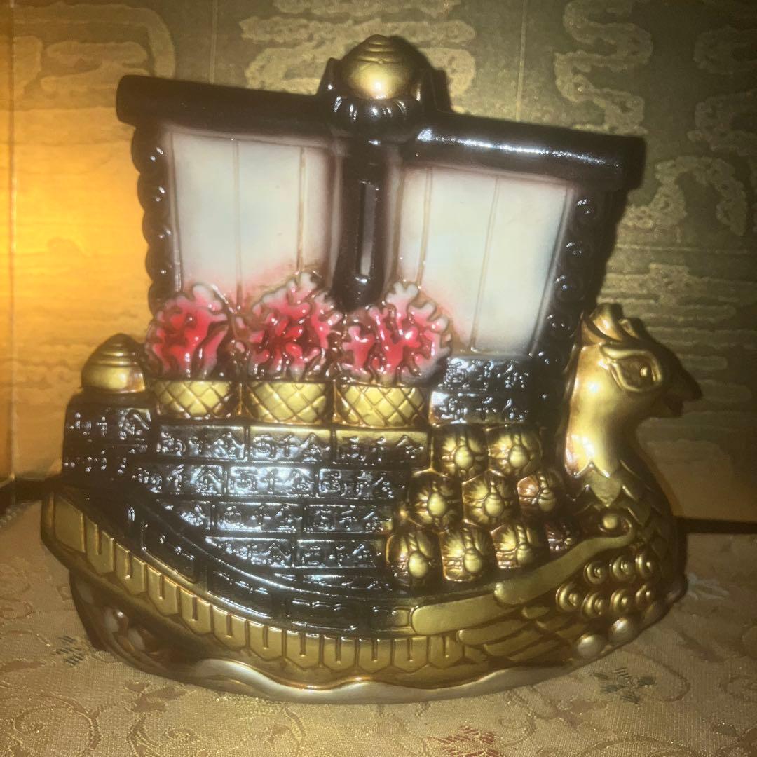 【超特級呪物】陰陽の調和　運気の流れを整える七福神を乗せた鳳凰の宝船　縁起物