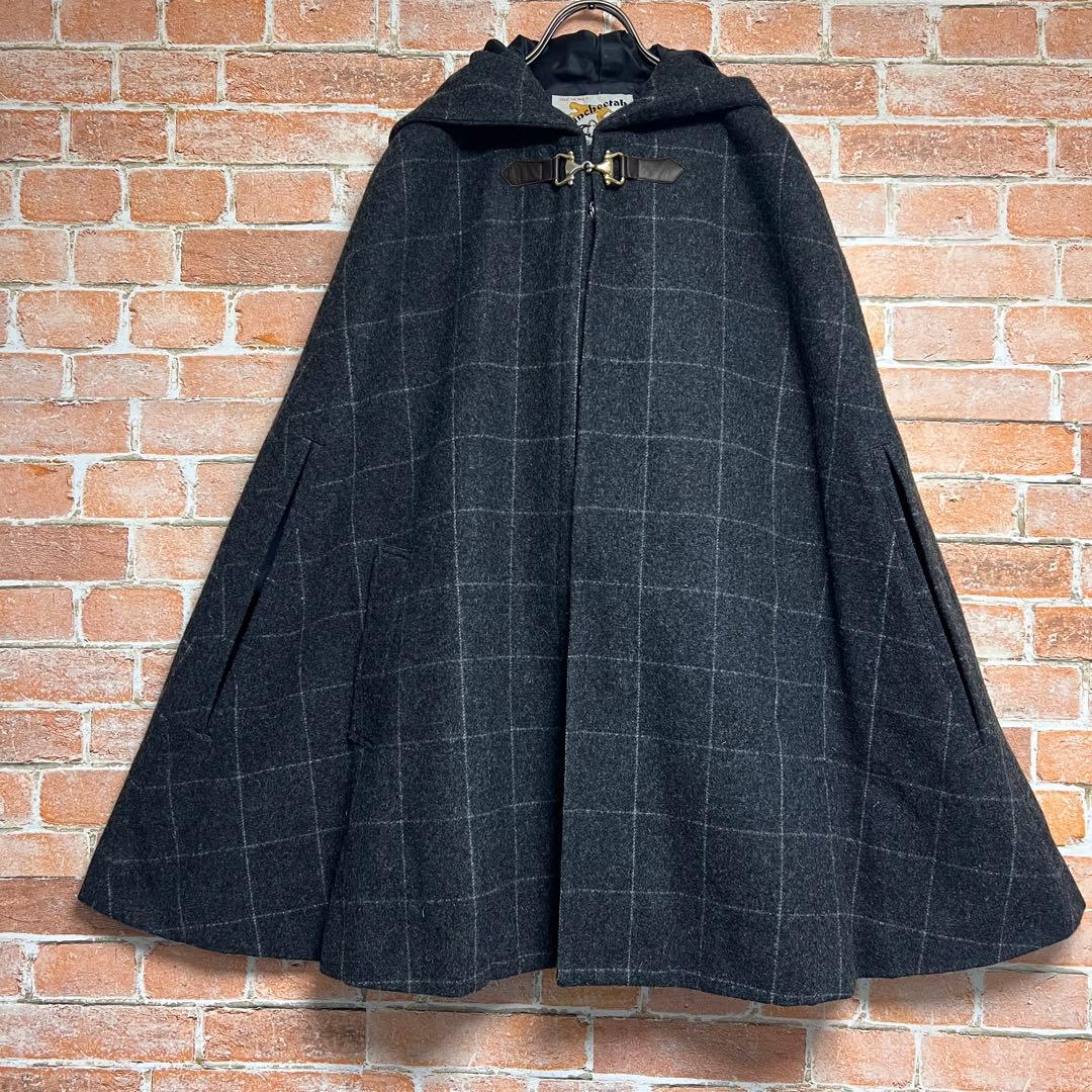 (未使用級)ユナイテッドアローズxレインチーター　ポンチョ　ケープコート　フリー