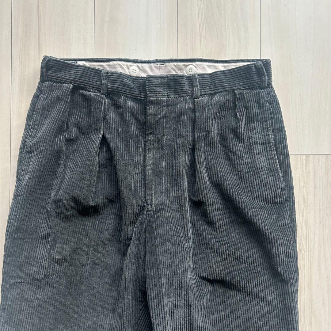 -90s ブルックスブラザーズ ブラックコーデュロイパンツ USA製 32×30
