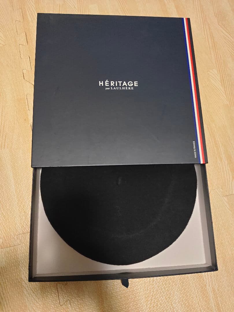 LAULHERE ロレール メンズ ベレー帽 58cm ウール 紺 新品