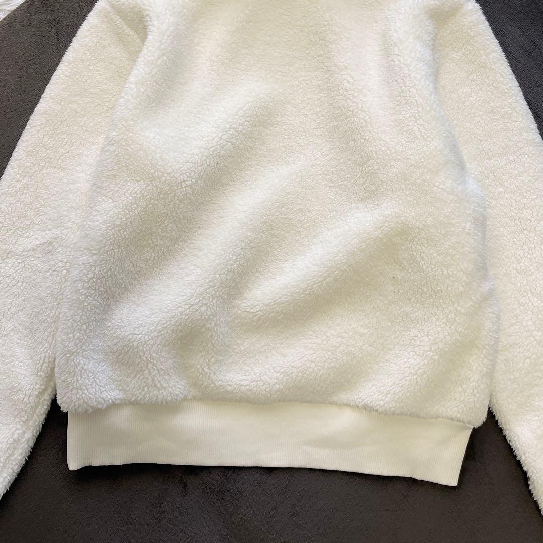 極美品✨ポロラルフローレン ボアパーカー フリース ビッグポニー 現行 白 M