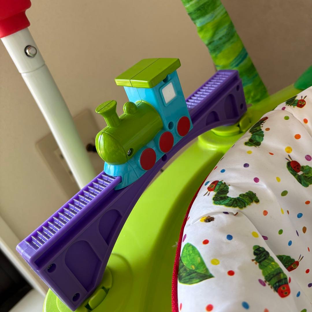 【美品】はらぺこあおむし　アクティビティジャンパー　ジャンパルー　日本育児