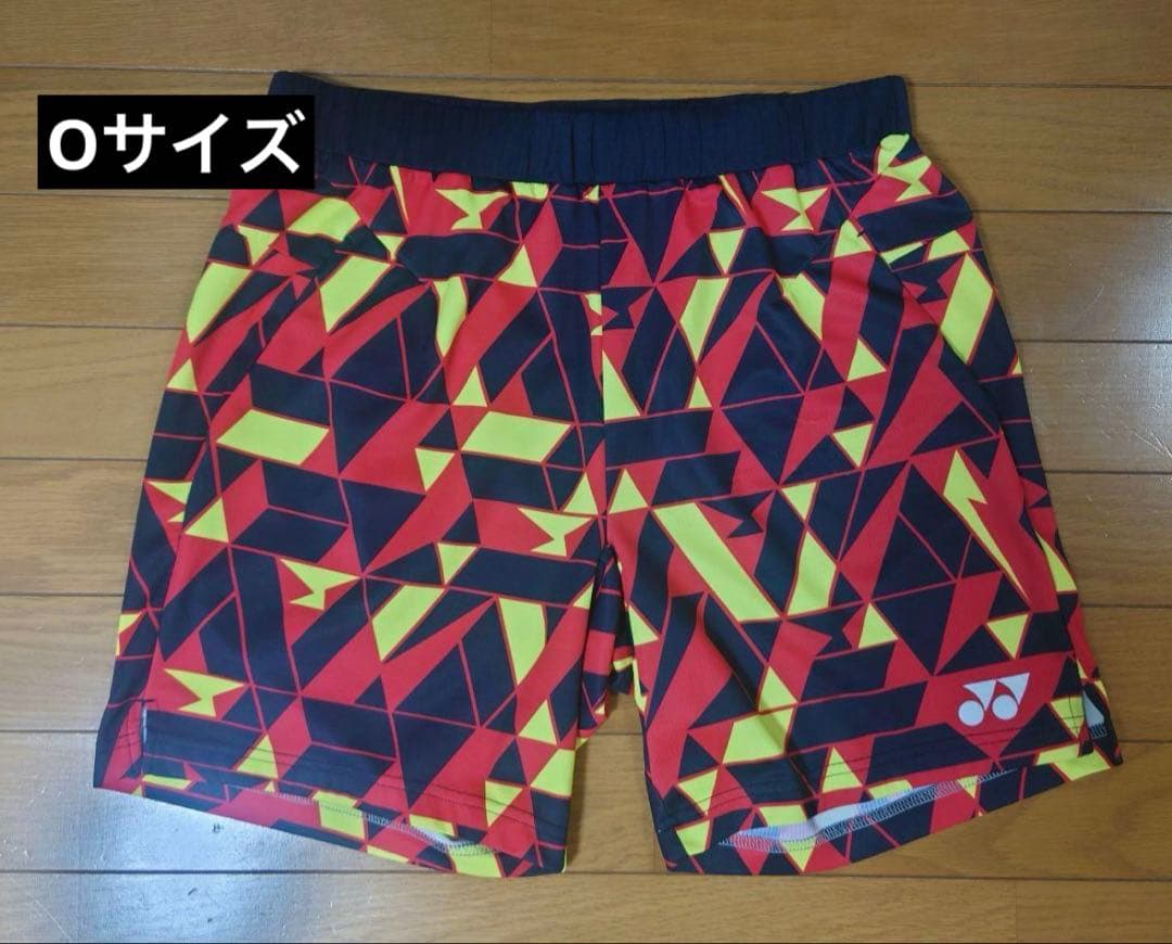 YONEX　ハーフパンツ　Oサイズ　柄パン　幾何学模様