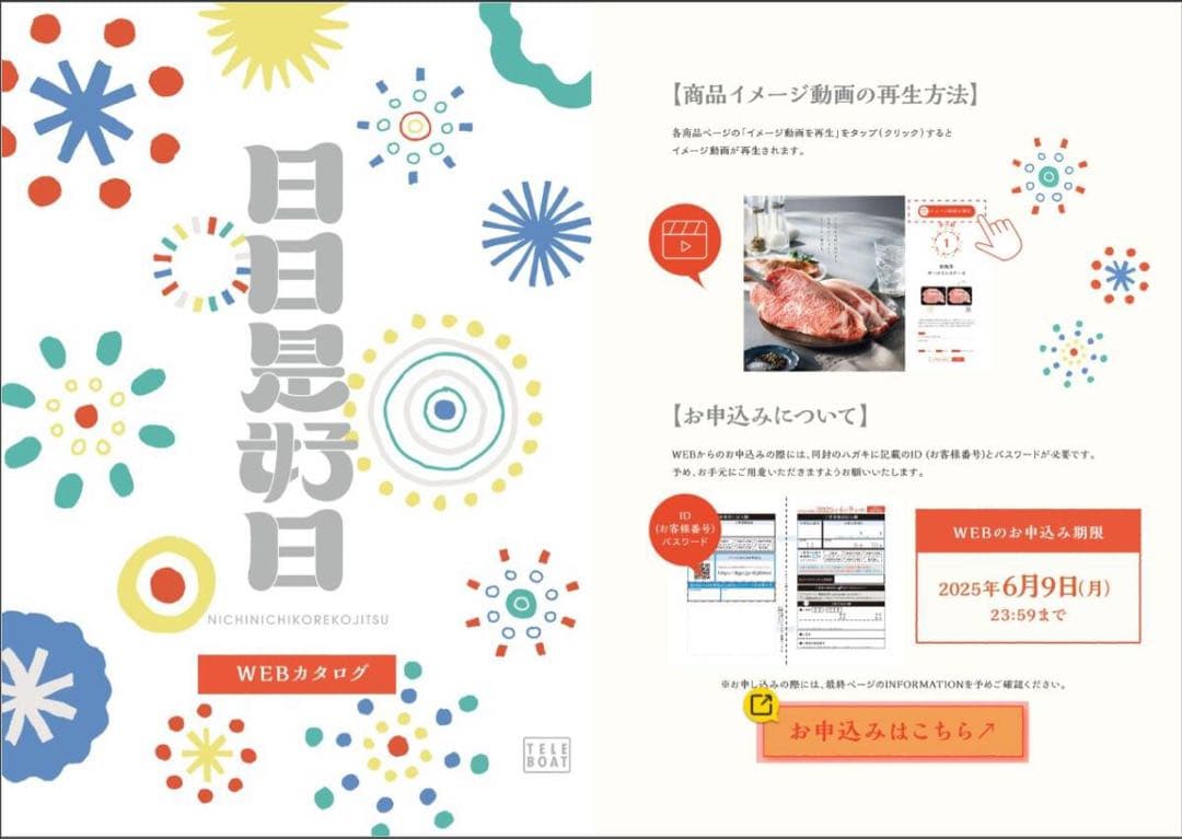 日曜日 WEBカタログ